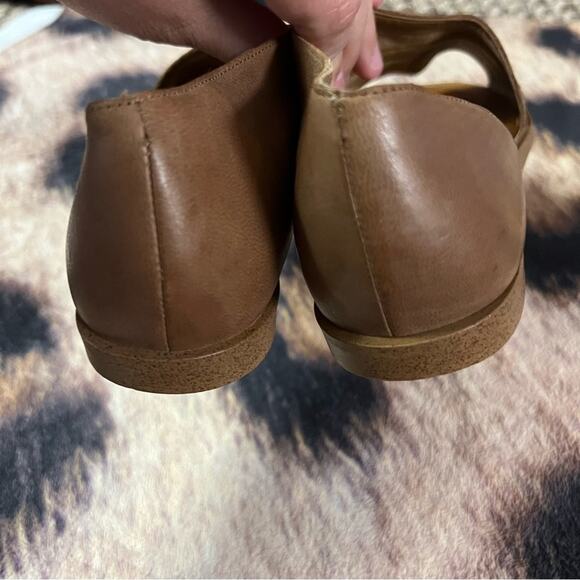 Cynthia Rowley Leather Open Toe Cutout Slip On Sandals Size 6.5 - Picture 8 of 9